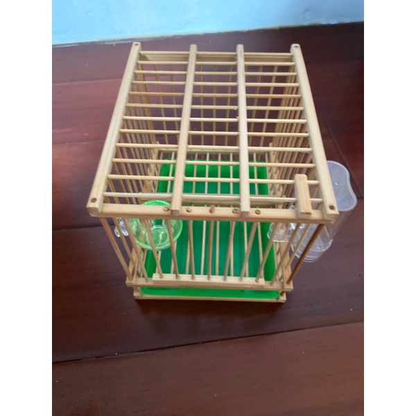 竹製鳥籠/綠繡眼鳥籠