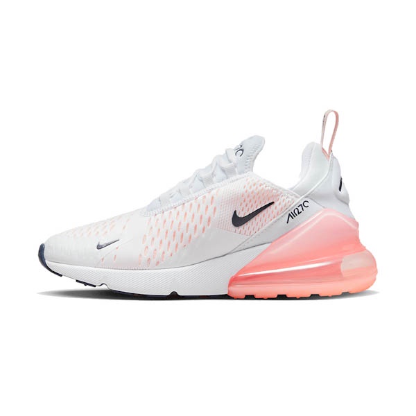 Nike Air Max 270 女鞋 白粉色 運動休閒鞋 氣墊 AH6789110