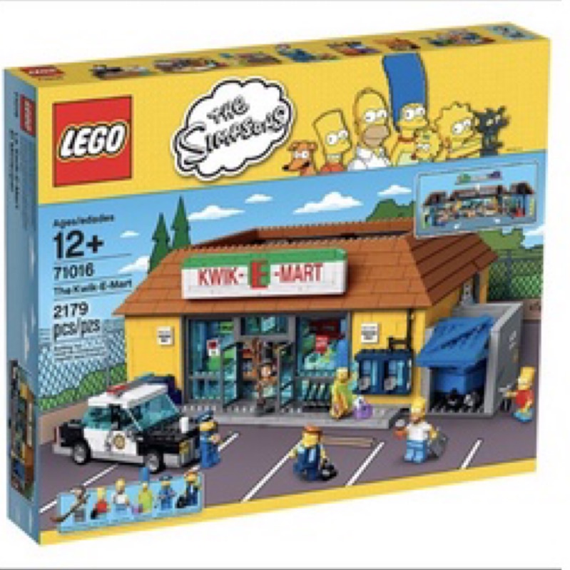 Lego 樂高 SIMPSONS 盒組 71016 Kwik-E-Mart 超市 超級市場