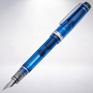 日本 PILOT 百樂 Custom Heritage 92 14K 鋼筆: 透明藍/Transparent Blue