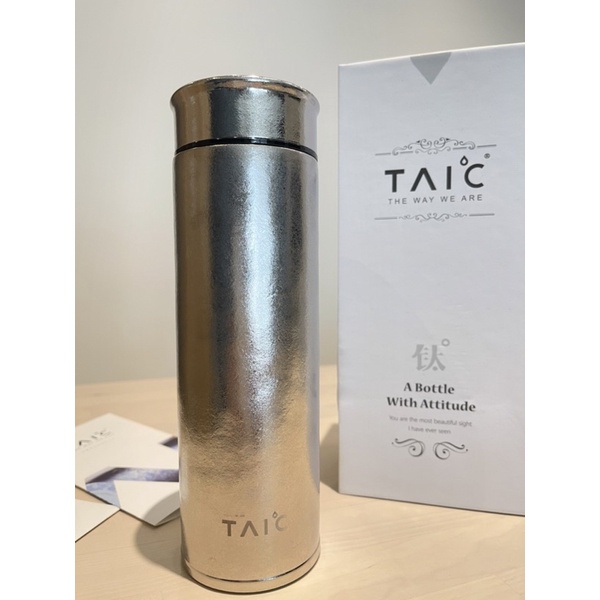 【英國 TAIC】大師系列 全新 純鈦保溫杯480ml(99.8%純鈦打造 雙層真空 保溫保冷)