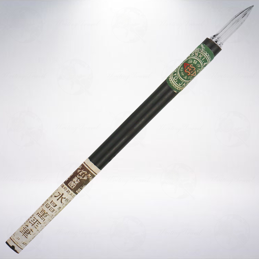 絕版! 日本 昭和時期古物 佐佐木透明玻璃筆