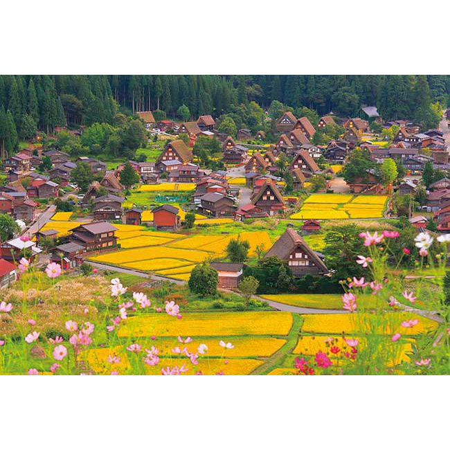 1000-865 1000片日本拼圖 風景 美麗的白川郷