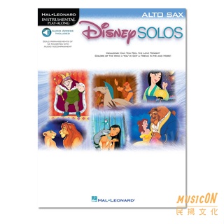 【民揚樂器】Disney Solos for Alto Sax 薩克斯風譜 迪士尼 獅子王 美女與野獸 風中奇緣 附伴奏