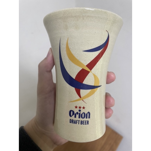日本 老物收藏 Orion 奧利恩 陶瓷 啤酒杯 絕版 陶杯 Sapporo