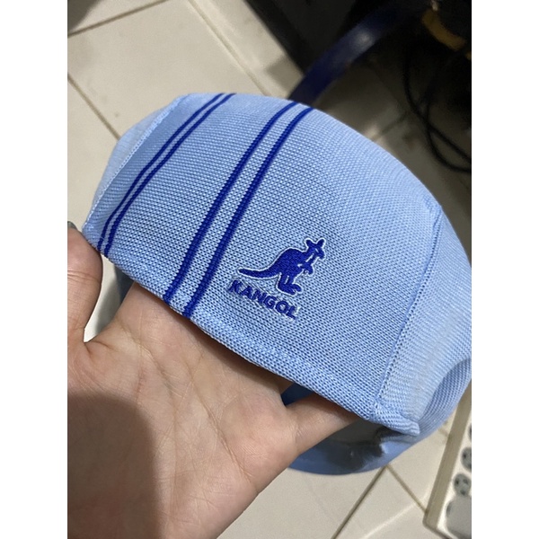 kangol 淺藍小偷帽