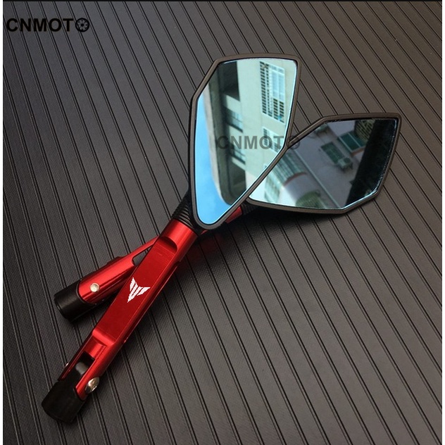 適用  雅馬哈 MT01 MT03 MT15 MT25  改裝鋁合金後視鏡電機桿端鏡 後視鏡 摩托車側鏡後照鏡