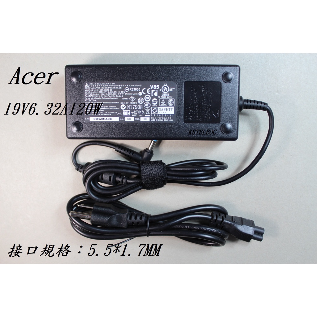 原裝適用Acer/宏基V3-772G 7745G 8940G電腦適配器19V6.32A120W電源線