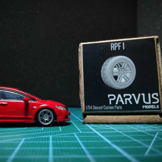 Parvus Models RPF1 銀色尺寸 10 Enkei RPF 1 Minicsale Inno Kyosho