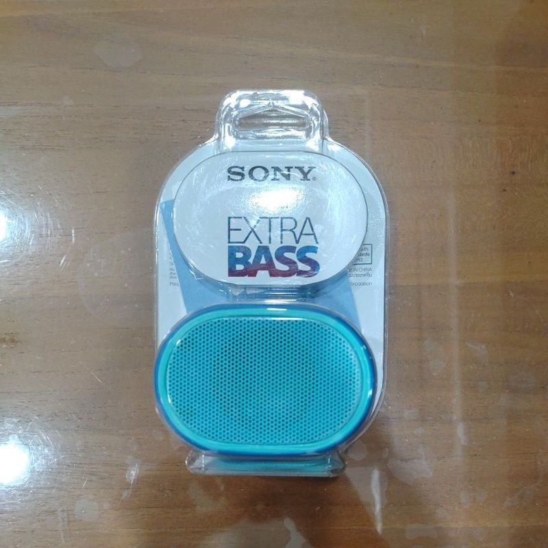 SONY SRS-XB01重低音可攜式藍牙喇叭-拆開用過一次，後來完全未使用