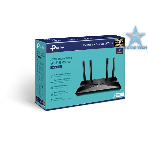 TP-LINK　Archer AX20　無線分享器