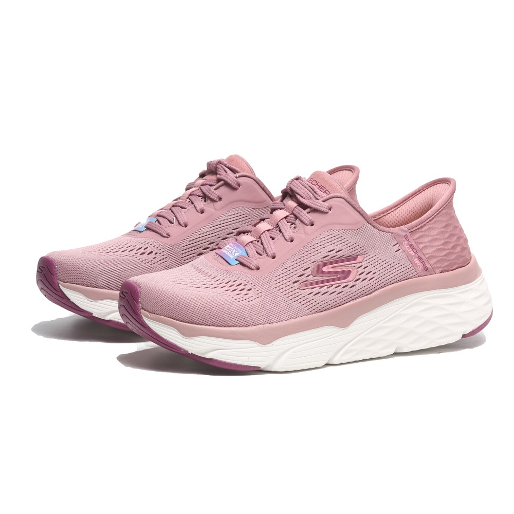 SKECHERS 休閒鞋 MAX CUSHIONING 粉紅 順滑科技 女 128572MVE