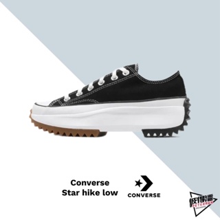 CONVERSE RUN STAR HIKE LOW 低筒 黑色 情侶 男女 168816C【彼得潘】