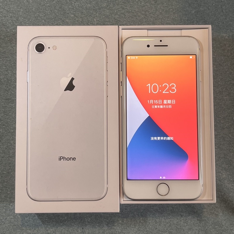 iPhone 8 64G 銀白 95新 功能正常 二手 iphone8 i8 4.7吋 蘋果 apple 台中