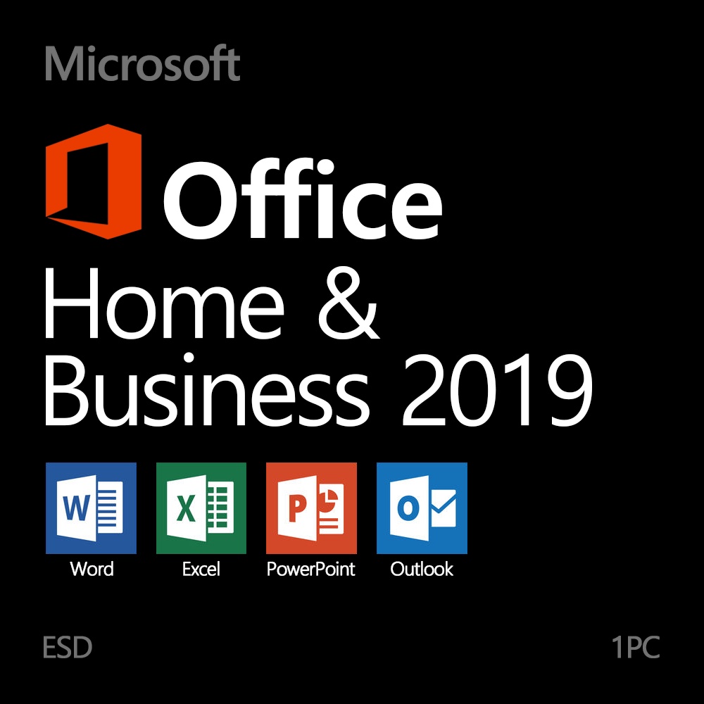 Microsoft Office Home &amp; Business 2019 用於 PC/MAC ESD(電子郵件遞送)