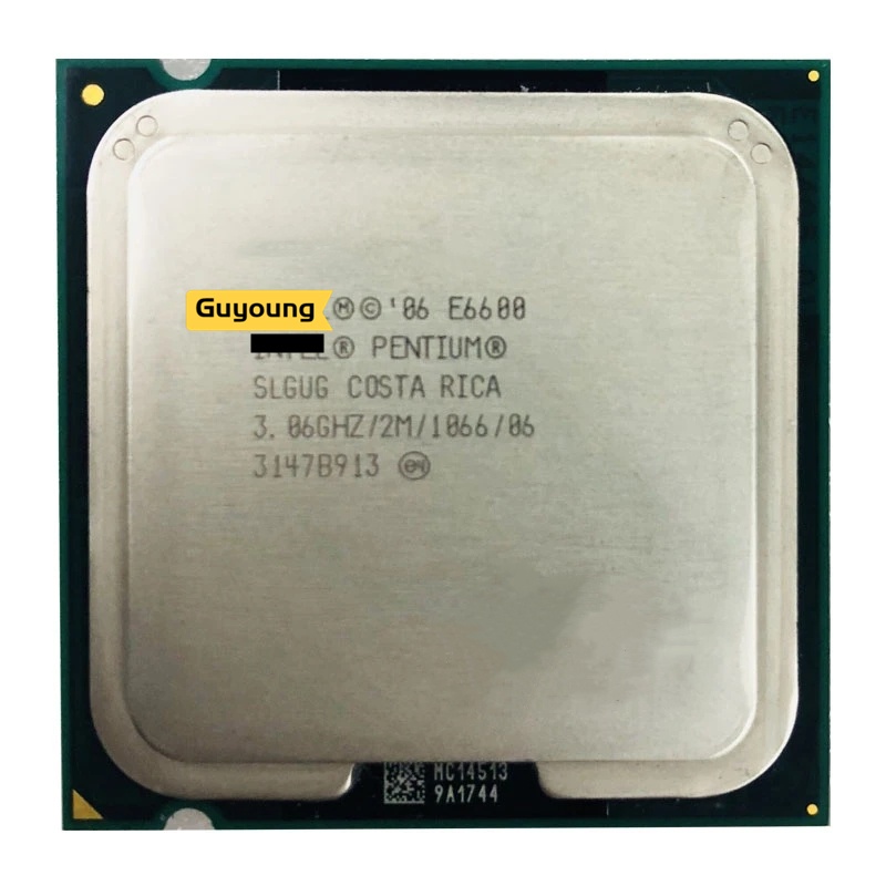 奔騰 E6600 3.0 GHz 二手雙核 CPU 處理器 2M 65W LGA 775