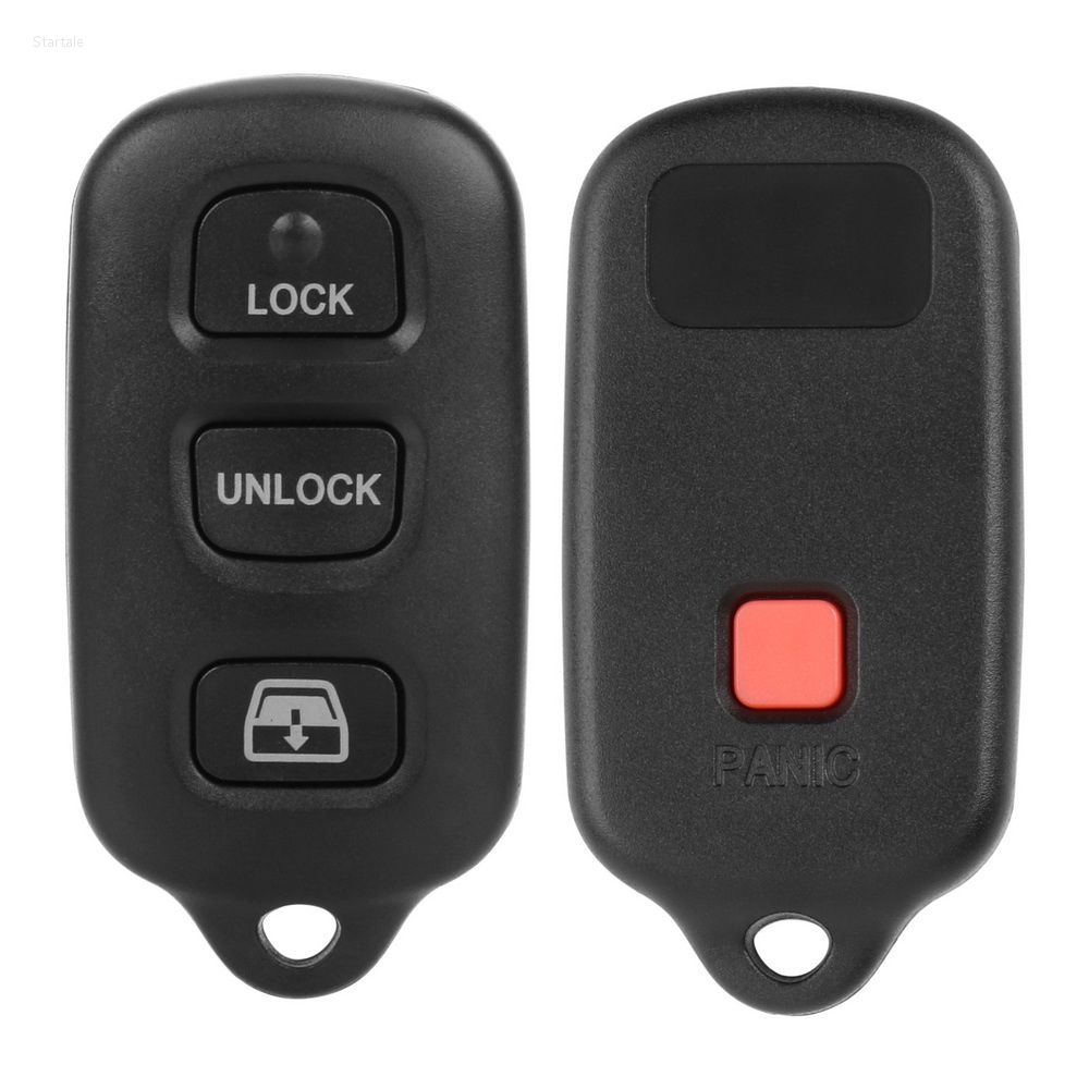 1 件無鑰匙鑰匙包汽車鑰匙殼 3+1 按鈕遙控器適用於 4Runner Camry Corolla RAV4 Lexus