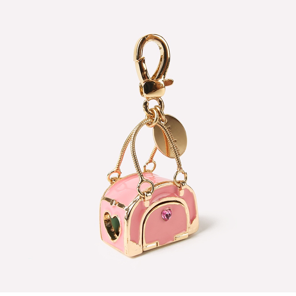 【知音文創】粉紅寵物包立體墜飾 | 鑰匙圈 飾品 掛飾