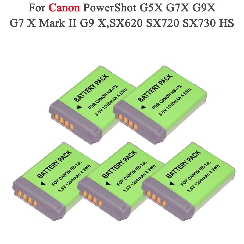 【橙色數碼】NB-13L Nb 13L NB13L 數碼相機電池 NB 13L 適用於佳能 G7X G9X G5X G7