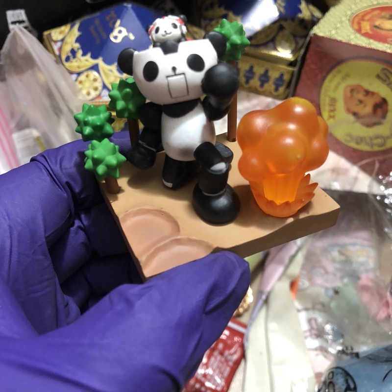 熊貓鐵金剛 PANDA-Z 盒玩 盲抽 玩具 機器人 場景組 無敵鐵金剛