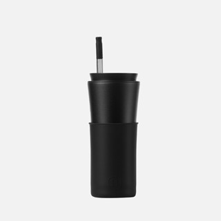 〈現貨〉HYDY 兩用隨行保溫杯 午夜黑-450ml