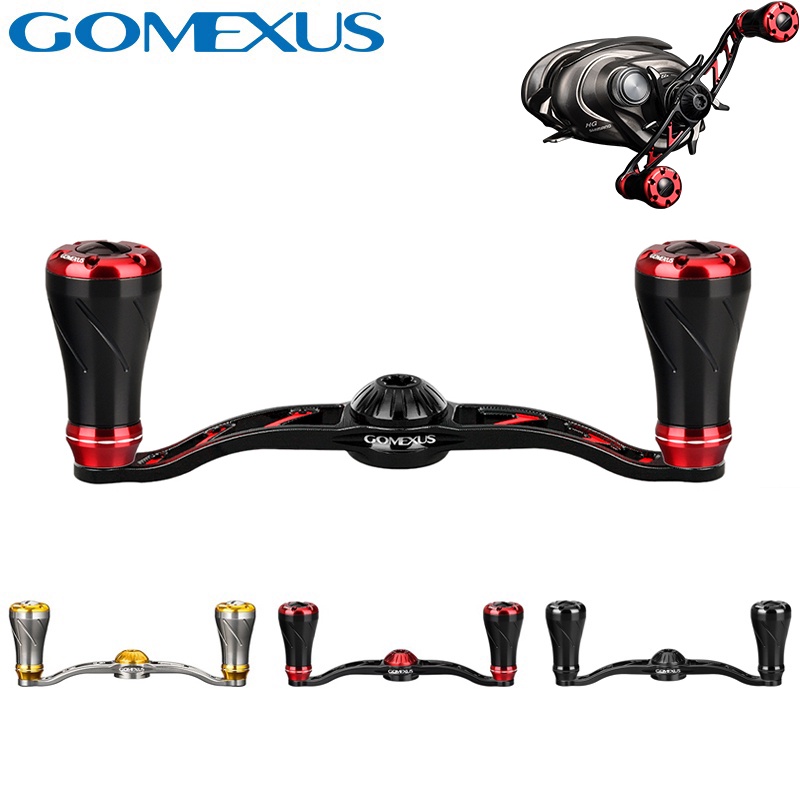 【Gomexus】小烏龜水滴輪金屬雙把手搖臂適用shimano daiwa捲線器釣魚bdh-a20