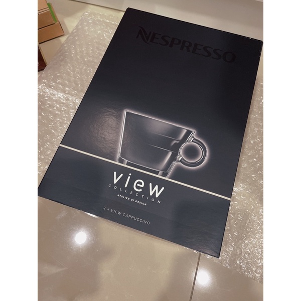 精裝盒裝Nespresso VIEW Cappuccino 杯盤組  2杯2盤