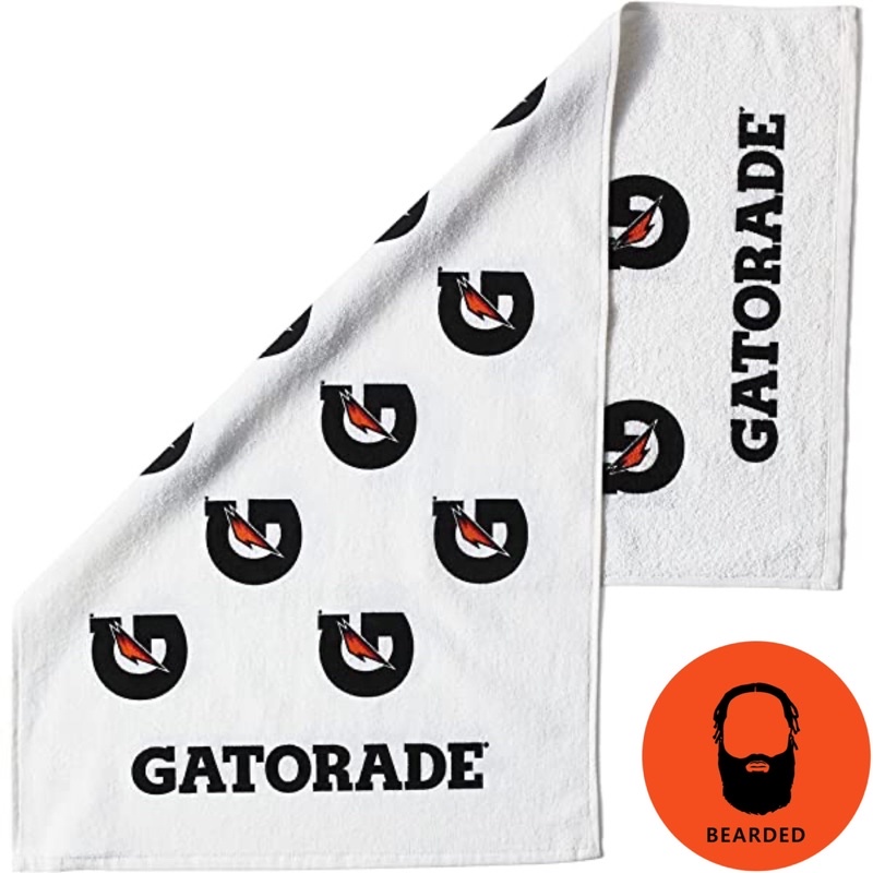 【 🇺🇸大鬍子美國襪子選品 】GATORADE - SIDELINE TOWEL經典品牌印花設計系列邊線運動大毛巾