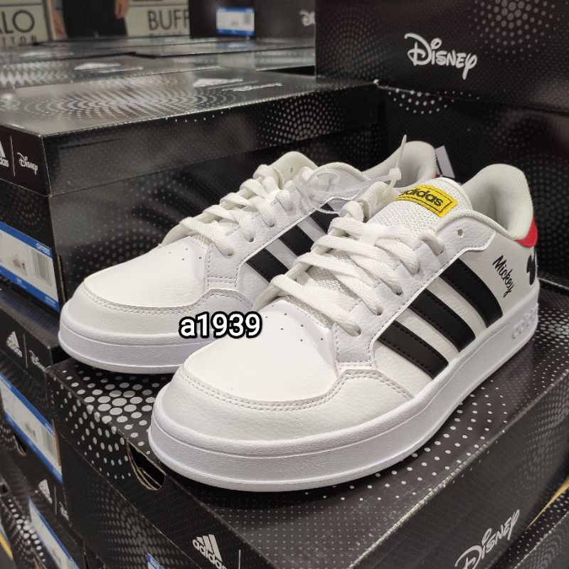 出清特價24H出貨•Costco好市多代購ADIDAS DISNEY聯名休閒鞋 愛迪達×迪士尼聯名款小白鞋 經典三線情侶