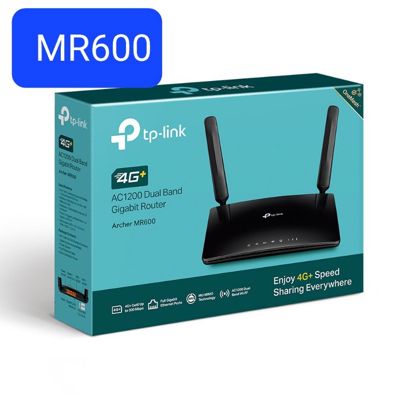 龍年優惠價🏆2023最新V3版本💖TP-Link MR600 4G路由器LTE Cat6 💘無線雙頻Sim卡分享器