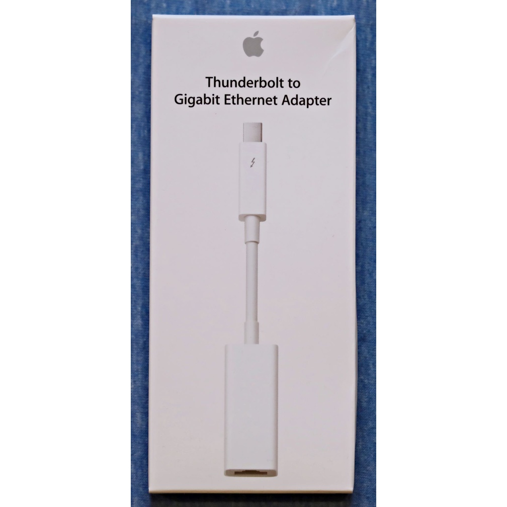 (全新) 蘋果(Apple) Thunderbolt 2 (非USB-C) 轉 乙太網路孔 轉接器