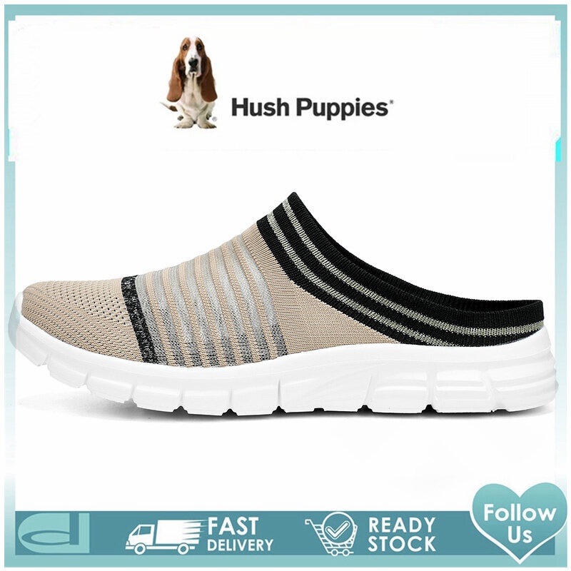 Hush Puppies 鞋男平底鞋男鞋運動鞋男士運動鞋一腳蹬鞋男士半鞋大碼歐盟 45 46