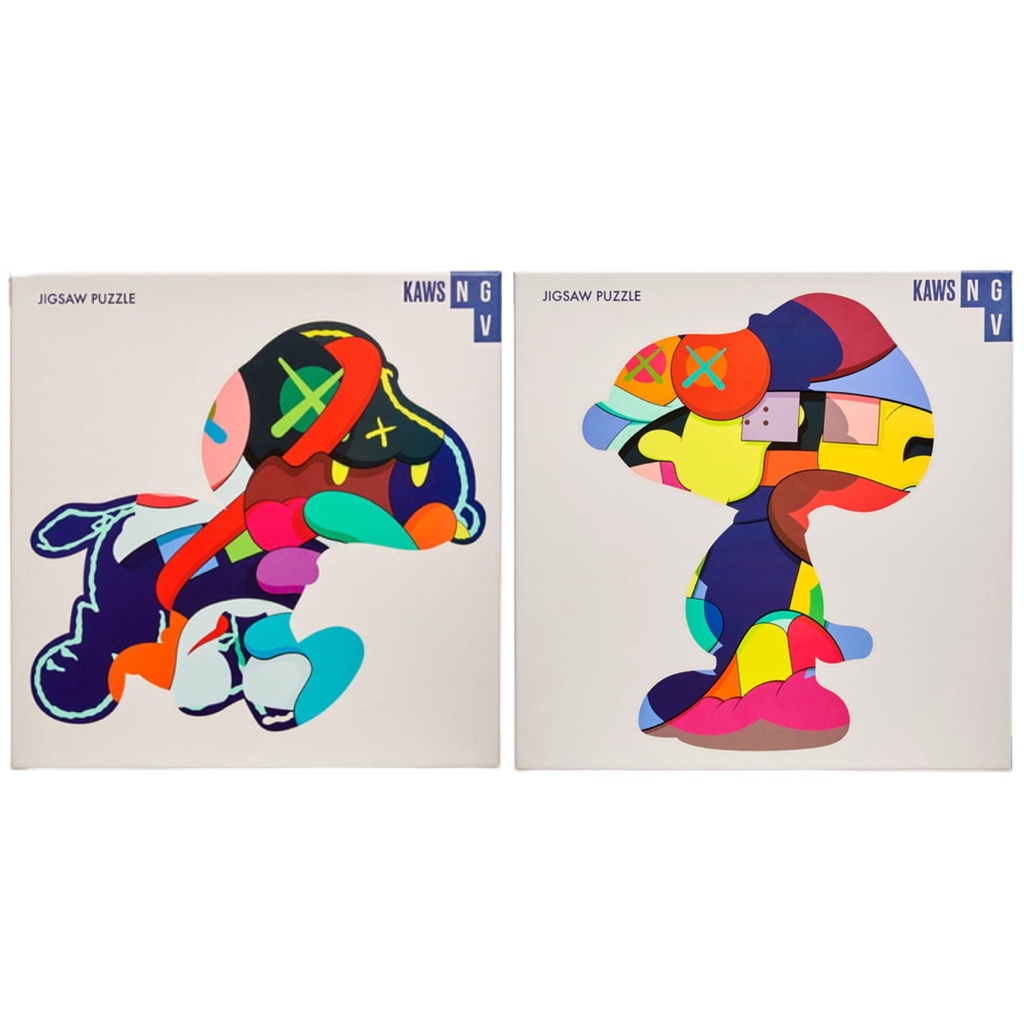 KAWS NGV Snoopy Puzzle STAY STEADY 拼圖