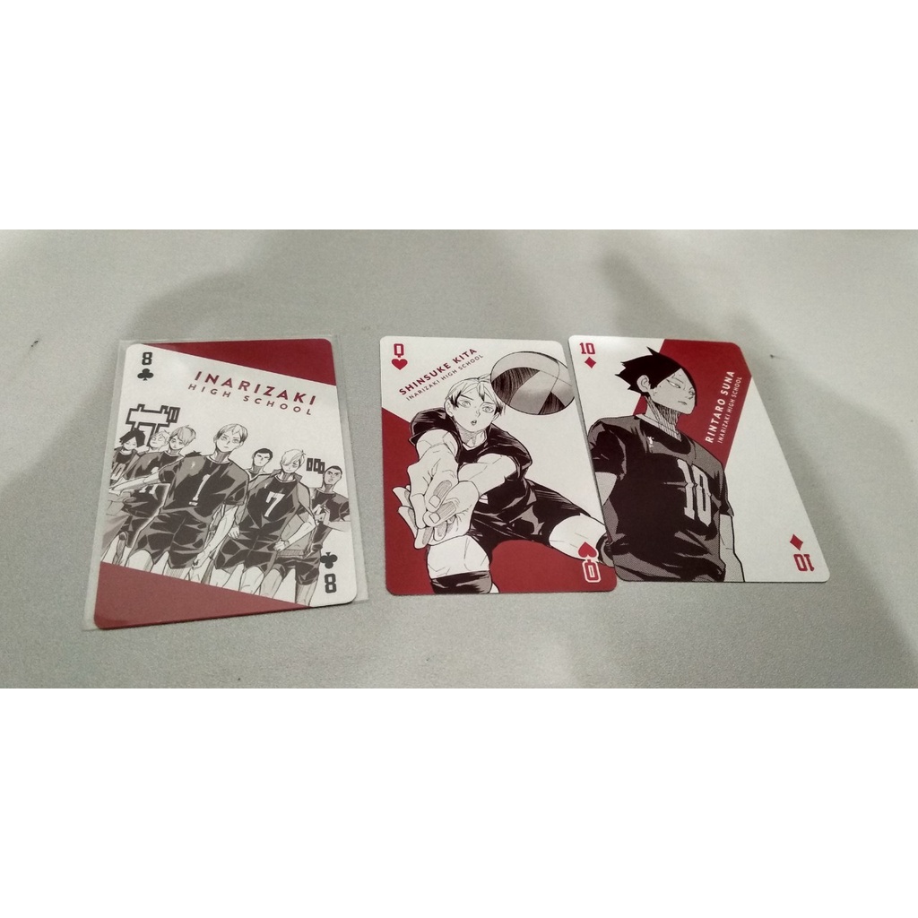 日版 排球少年 原畫展 撲克牌 稻荷崎 北信介 角名倫太郎 全員