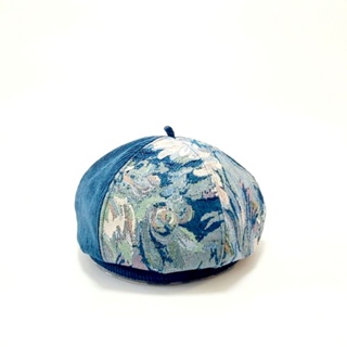 【HiGh MaLi】油畫藝術系列-藍/貝蕾帽/畫家帽#古典#古著