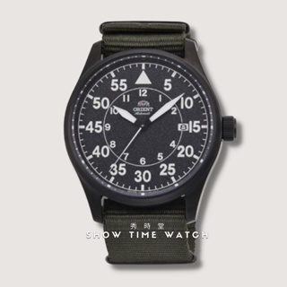 +ORIENT 東方錶 經典復刻B錶盤飛行機械腕錶-帆布尼龍/霧黑面黑 RA-AC0H02N