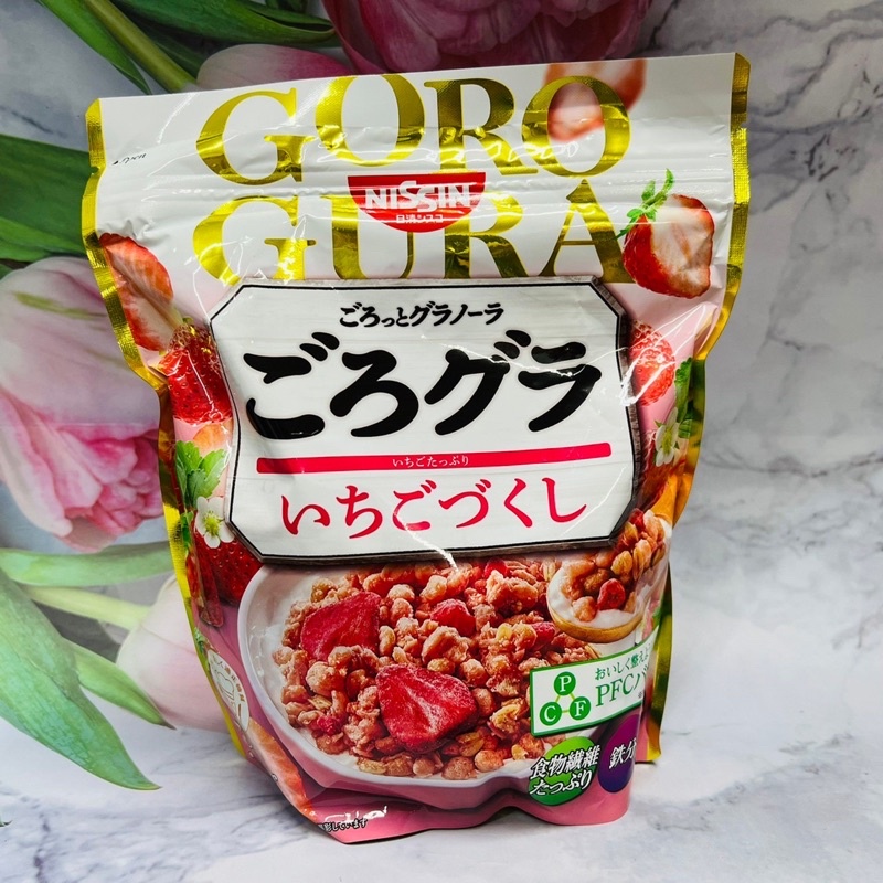 ［大貨台日］日本 Nissin 日清 早餐麥片 草莓 360g   ^_^多款供選