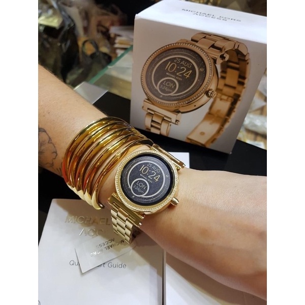 Michael Kors 精品智能女錶 MKT5021 時尚金 智慧手錶 不鏽鋼錶