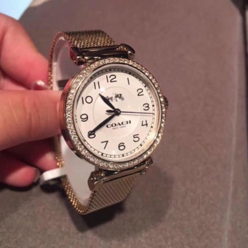 COACH Madison 米蘭錶帶水鑽錶