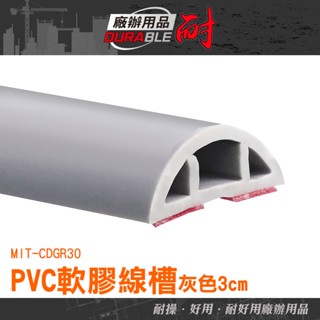 耐好用廠辦用品 電源線固定 延長線固定器 集線盒 配線槽 藏線盒 地板線槽 壓線條 MIT-CDGR30