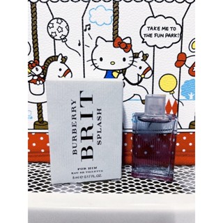 BURBERRY Brit Splash 海洋風格男性淡香水 5ml