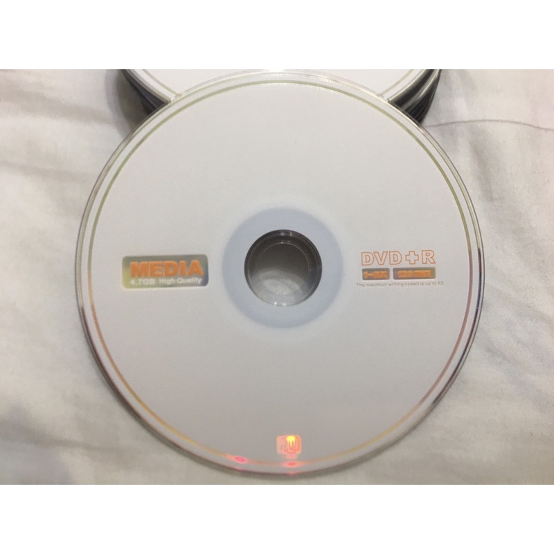 DVD空白光碟片，4.7GB/8X/120min