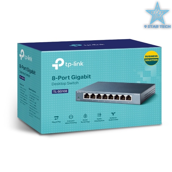 TP-LINK　TL-SG108　Gigabit交換器