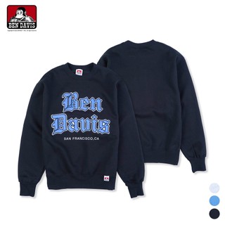 BEN DAVIS ACADEMIA CREW 歌德字型 大字母 布章 內刷毛 大學T 3色