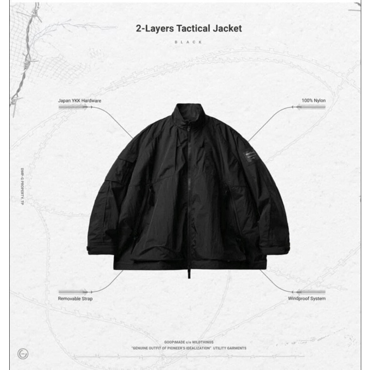 Goopi 2-Layers Tactical Jacket