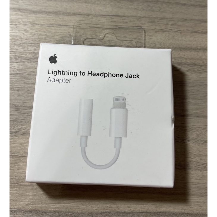 🍎 原廠盒裝正品 Lightning to 3.5mm耳機孔 耳機插孔轉接器 Apple 蘋果耳機轉接