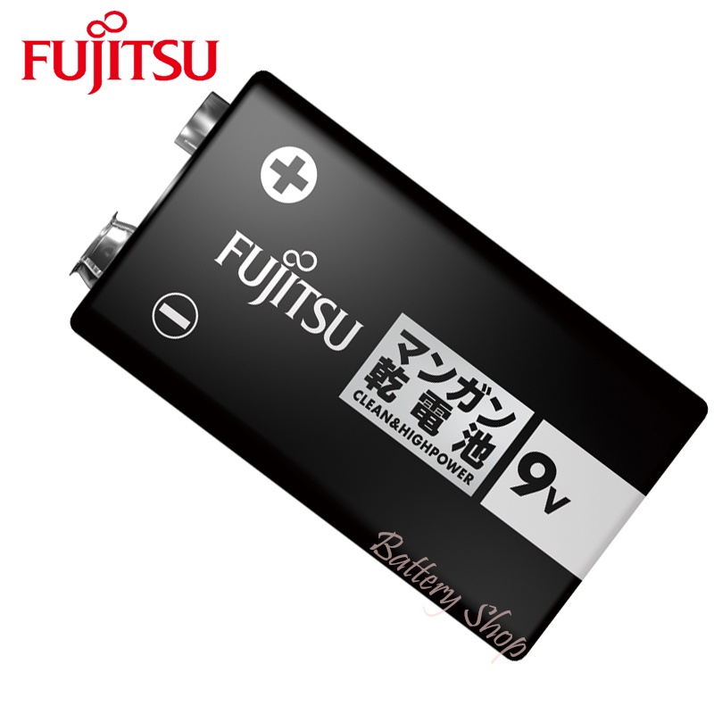 Fujitsu富士通 9V碳鋅電池 6F22U 台灣公司貨