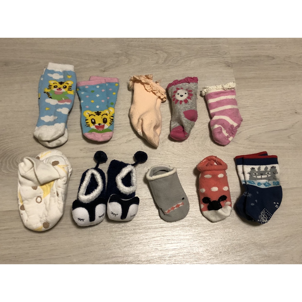 二手 新生兒 嬰幼兒 兒童 女寶 褲襪 襪子 襪套 襪子鞋 止滑 鞋襪 手套