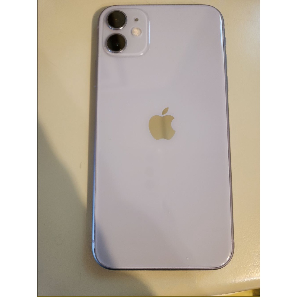 蘋果 apple iphone11 I11 64G 紫色 原廠自用 (含玻璃貼*2 保護殼*1 快充) (前鏡頭已壞)