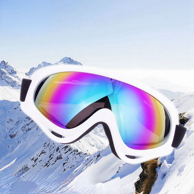 戶外滑雪鏡 潮流騎行運動鏡 雙層滑雪眼鏡 時尚機車防風鏡 可卡近視鏡 現貨供應